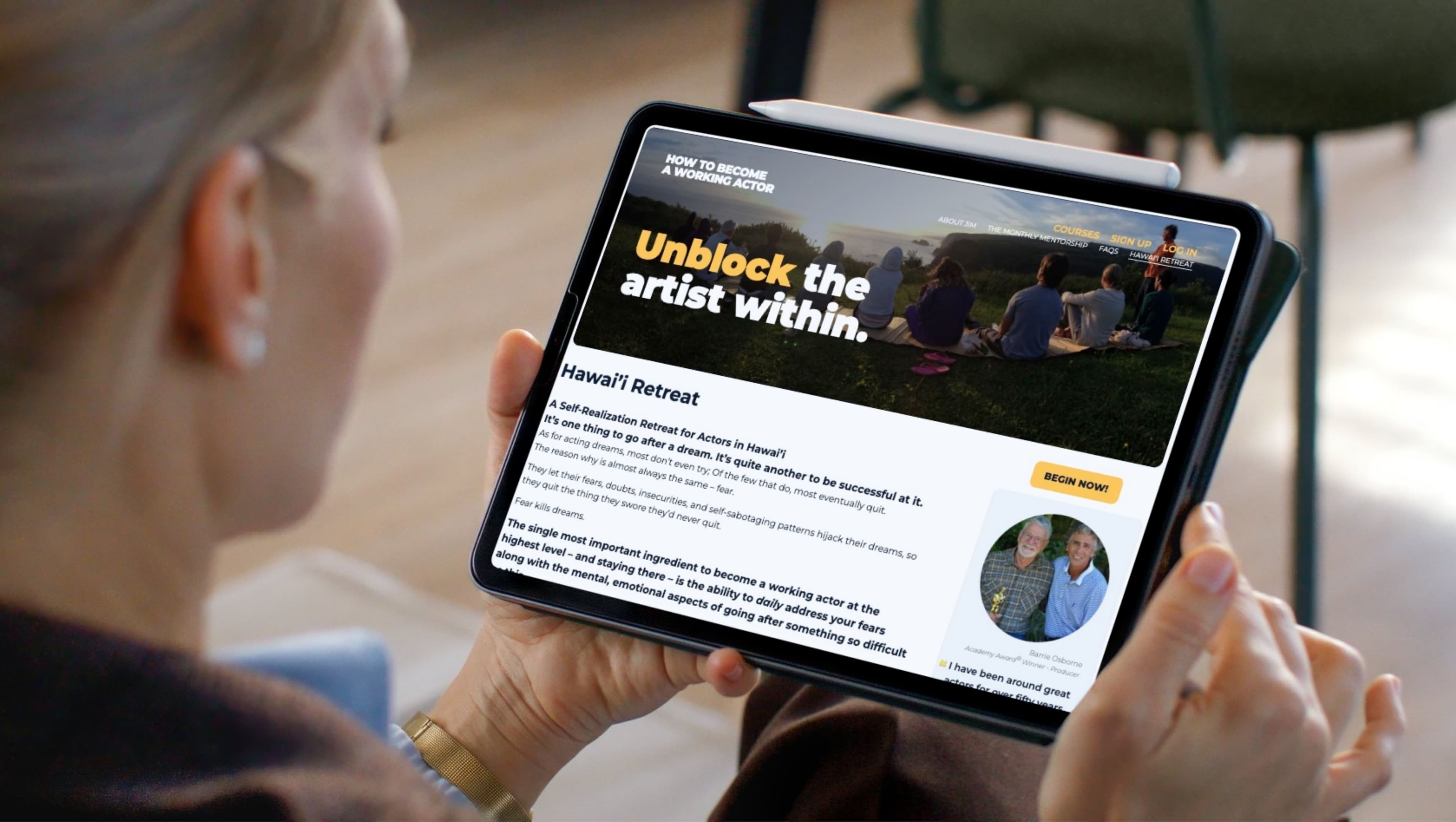 mockup jarrett hawaii tablet